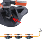 Dispositif d'arrosage réglable à 360