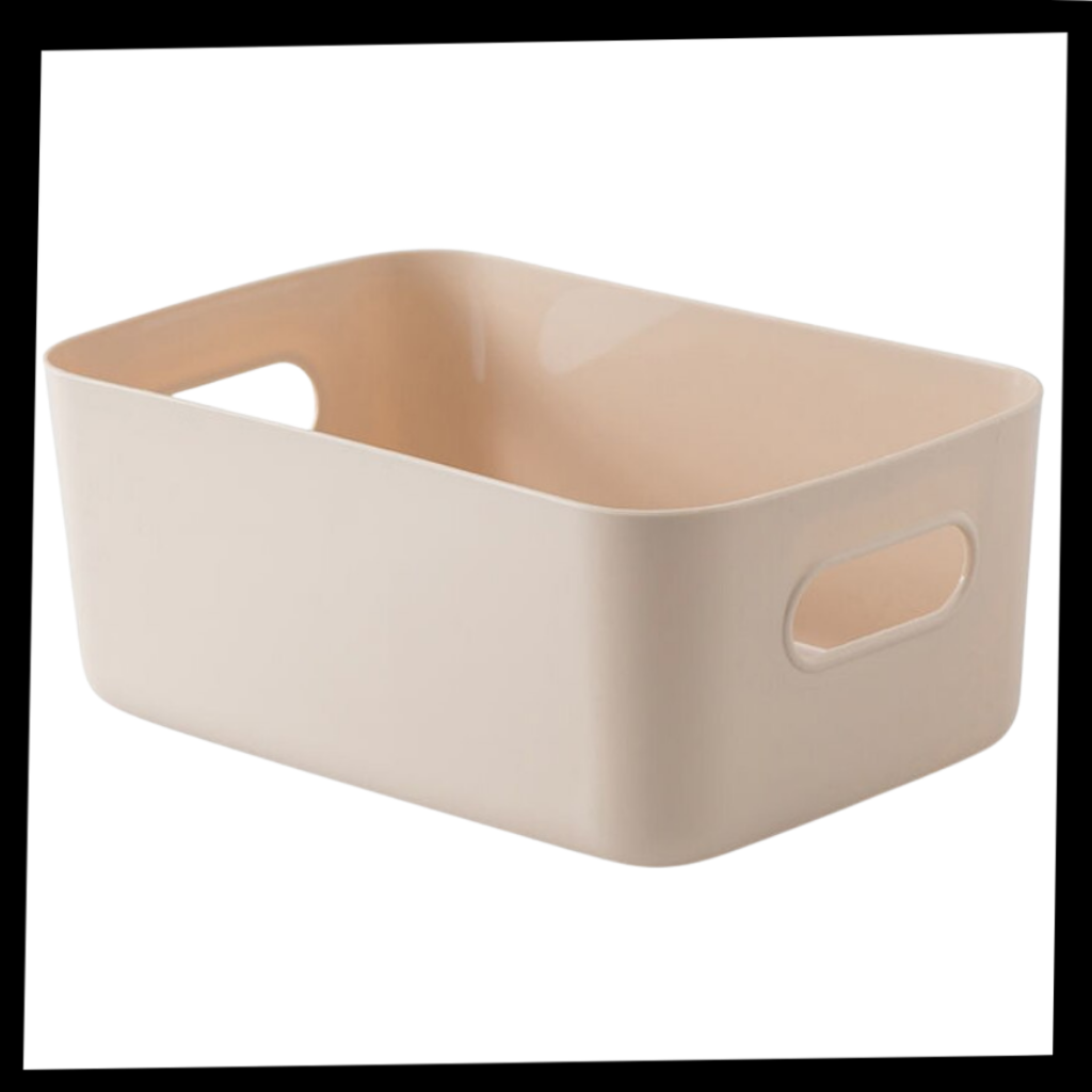 Panier de rangement polyvalent en plastique