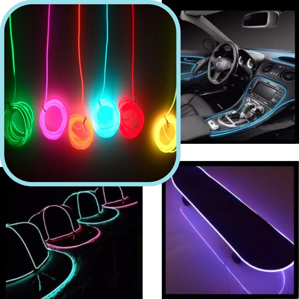 Fil LED néon coloré