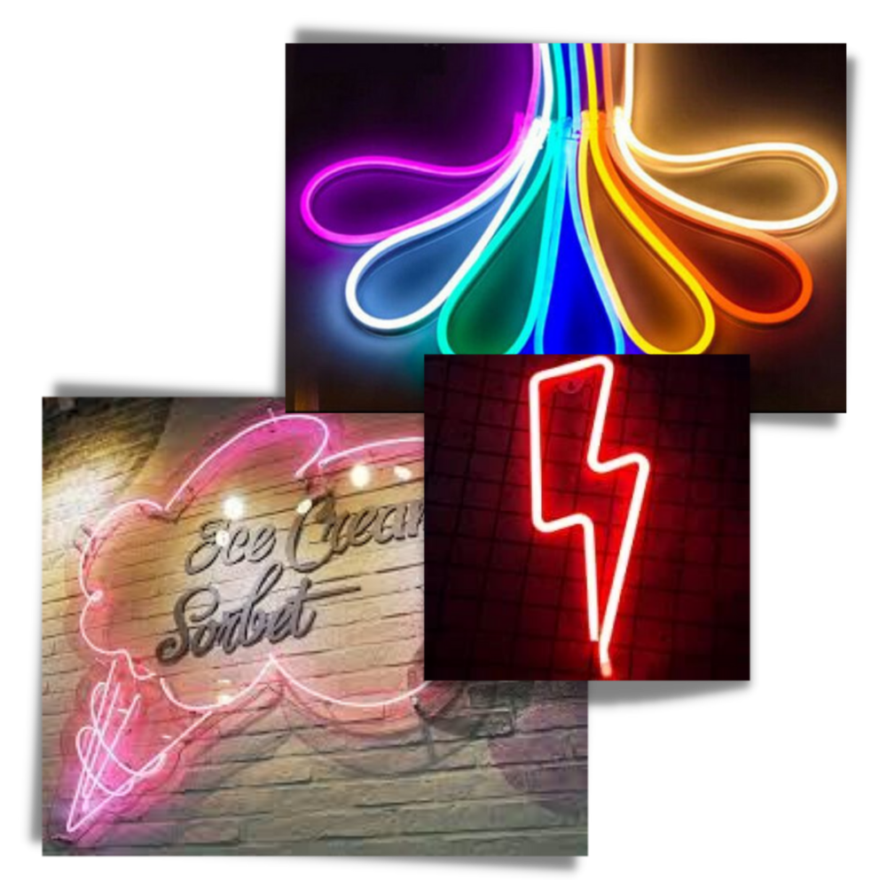 Fil LED néon coloré
