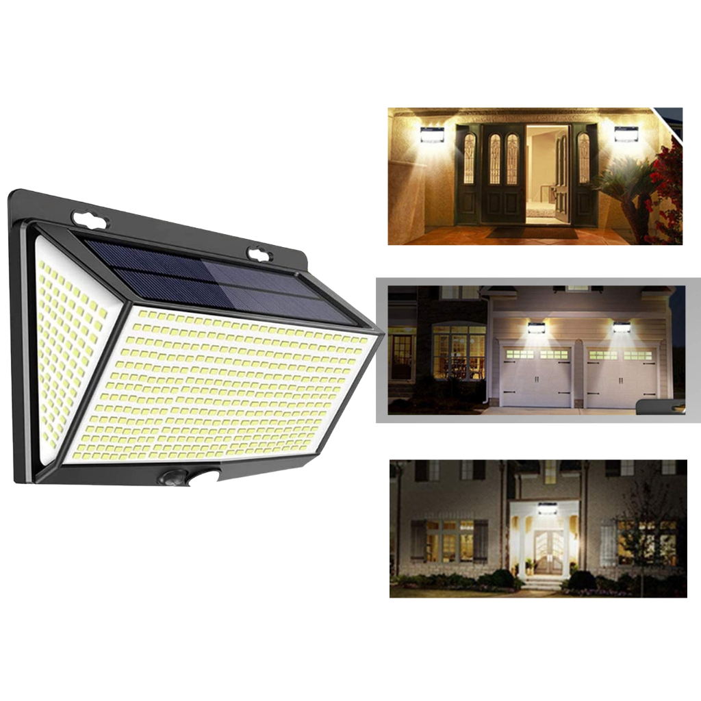 Lampe solaire d'extérieure 468 LED