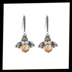 Boucles d'oreilles en forme d'abeille