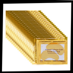 Masque de soin pour les yeux. Solution de collagène à base d'or 24 carats (20 paires de patchs)