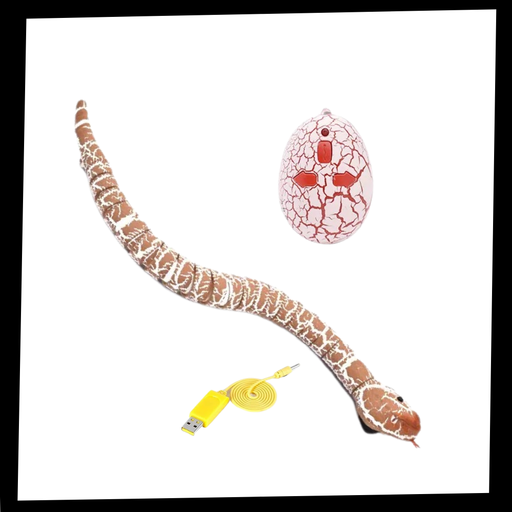 Jouet serpent interactif télécommandé pour chat
