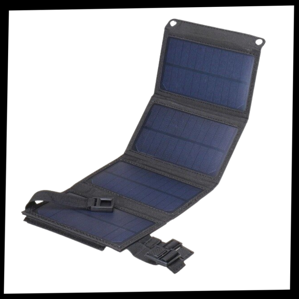 Chargeur portable à panneau solaire avec port USB