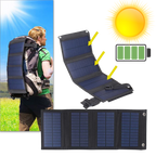 Chargeur portable à panneau solaire avec port USB
