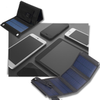 Chargeur portable à panneau solaire avec port USB