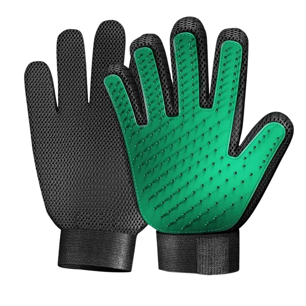 Gants de toilettage pour animaux (paire)