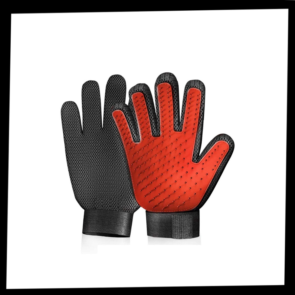 Gants de toilettage pour animaux (paire)