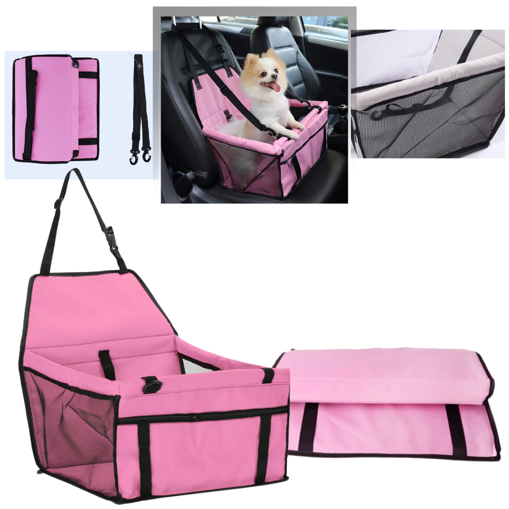 Siège auto réglable pour chien