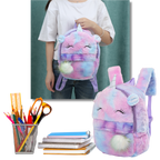 Sac à dos de Licorne en peluche pour filles