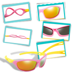 Lunettes de soleil de sport polarisantes avec sangle pour enfants