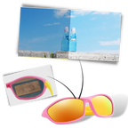 Lunettes de soleil de sport polarisantes avec sangle pour enfants