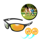 Lunettes de soleil de sport polarisantes avec sangle pour enfants