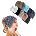 Bonnet à trou pour queue de cheval et chignon