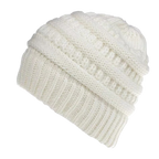 Bonnet à trou pour queue de cheval et chignon