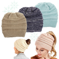 Bonnet à trou pour queue de cheval et chignon