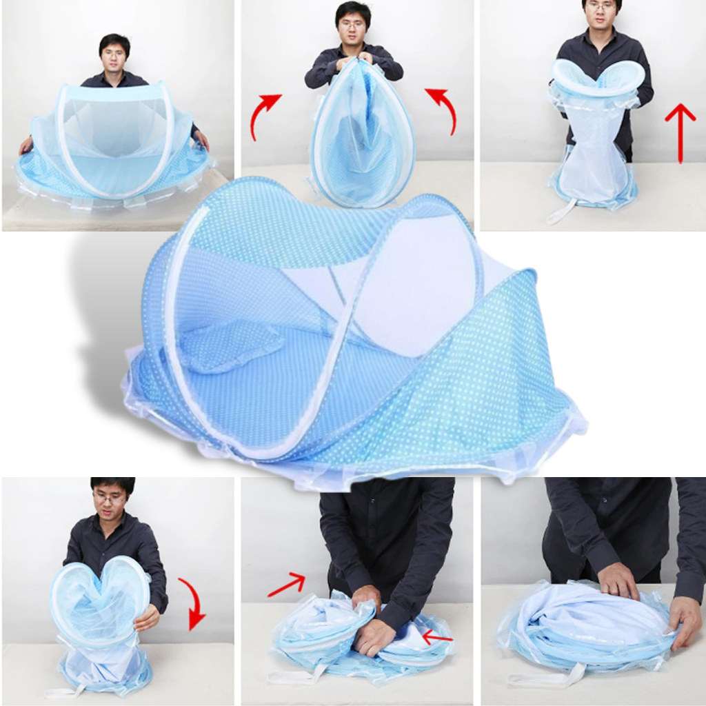 Lit anti-moustique portable pour bébé