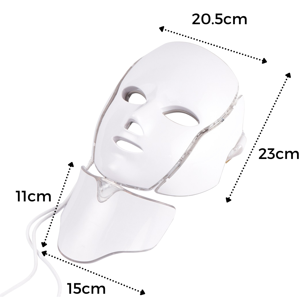 Masque professionnel de luminothérapie à LED