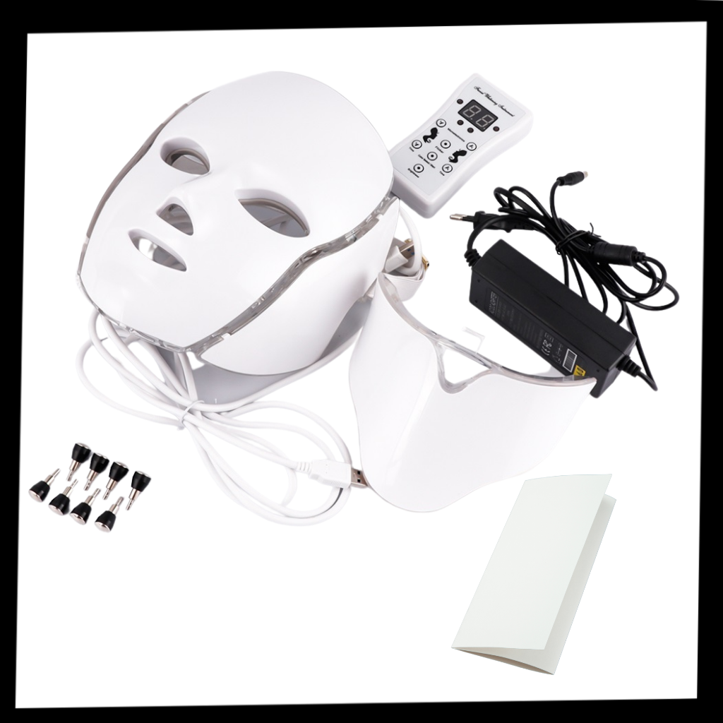 Masque professionnel de luminothérapie à LED