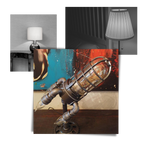 Lampe LED en forme de fusée