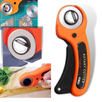Coupeur rotatif pour tissus avec cinq lames de 45 mm