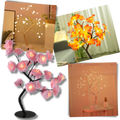 Lampe ravissante en forme de rosier