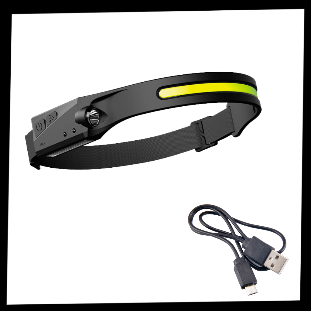 Lampe frontale à LED rechargeable