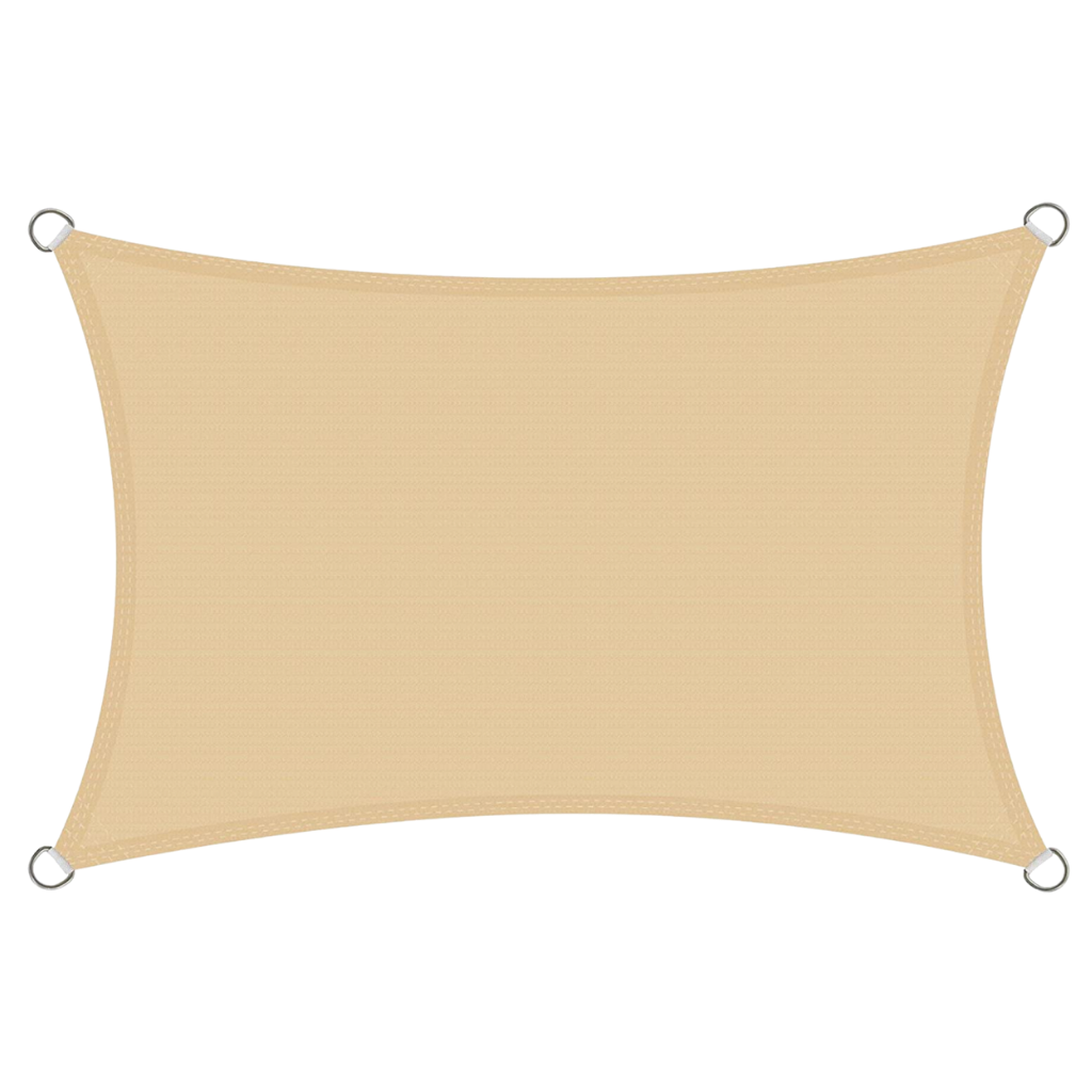 Voile d'ombrage rectangulaire résistant aux intempéries