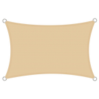 Voile d'ombrage rectangulaire résistant aux intempéries