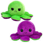 Peluche réversible mini poulpe