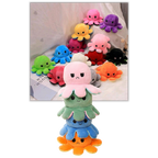 Peluche réversible mini poulpe