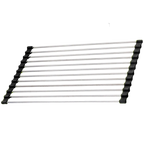 Egouttoir enroulable en acier inoxydable pour vaisselle et aliments