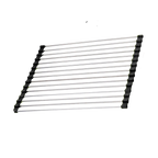 Egouttoir enroulable en acier inoxydable pour vaisselle et aliments