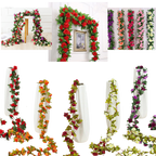 Guirlande de roses artificielles