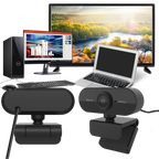 Webcam USB HD 1080p rotative avec microphone