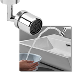 Buse de robinet rotative anti-éclaboussures orientable à 360°