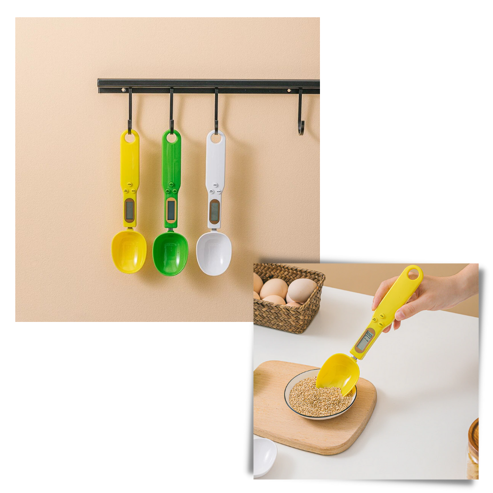 Cuillère à balance de mesure avec écran LCD