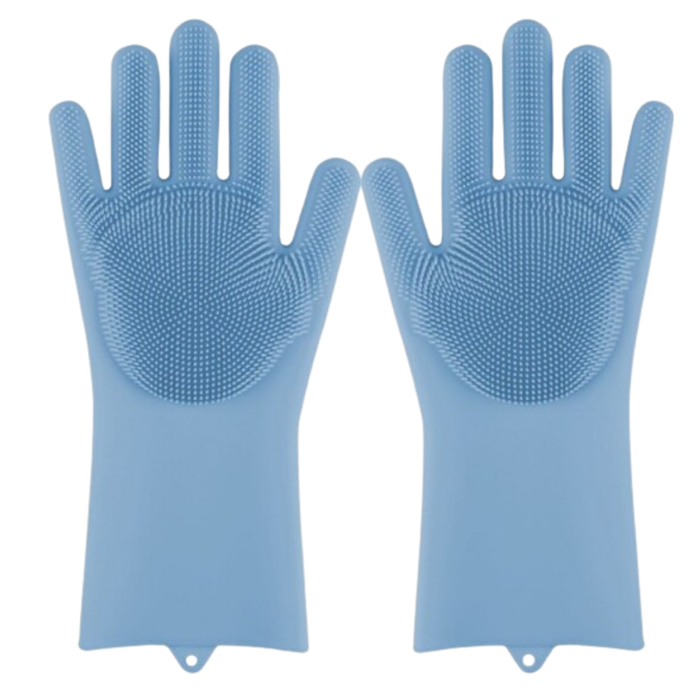 Gants de vaisselle en silicone à usages multiples