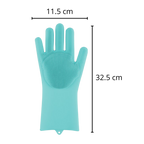 Gants de vaisselle en silicone à usages multiples
