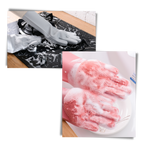 Gants de vaisselle en silicone à usages multiples