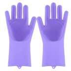 Gants de vaisselle en silicone à usages multiples