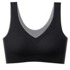 Soutien-gorge ultra-fin sans couture en soie glacée