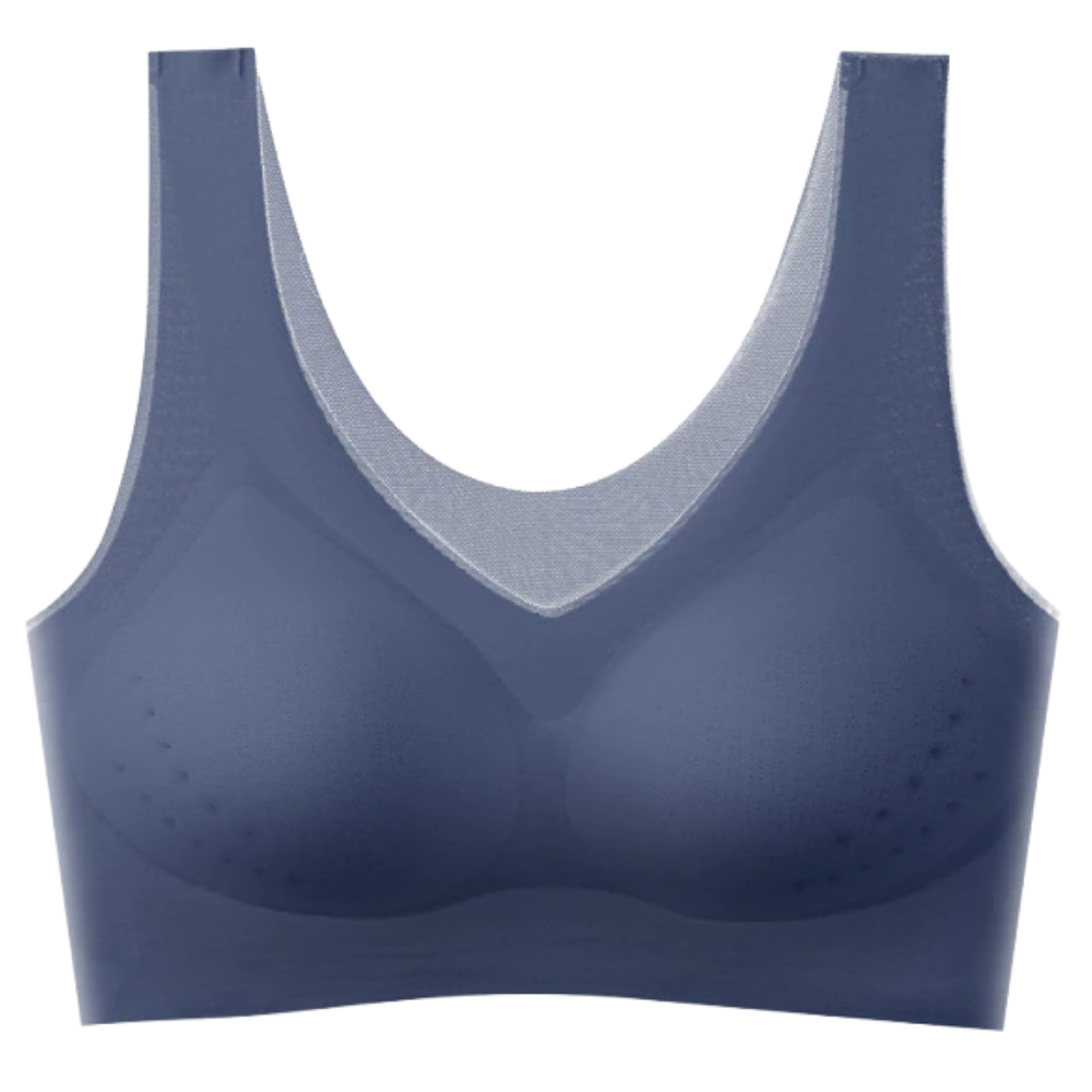 Soutien-gorge ultra-fin sans couture en soie glacée