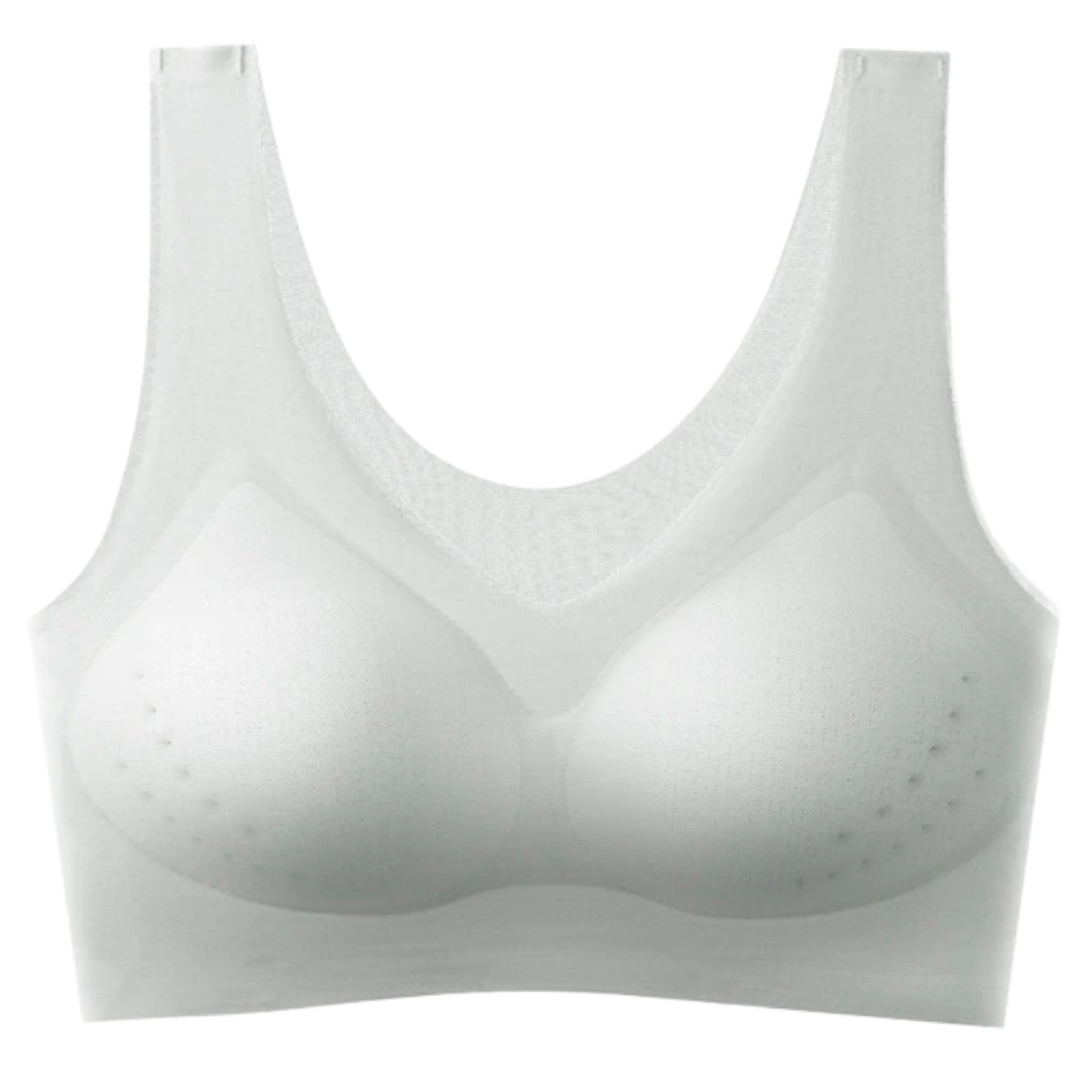 Soutien-gorge ultra-fin sans couture en soie glacée