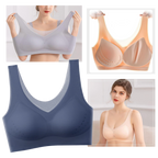 Soutien-gorge ultra-fin sans couture en soie glacée