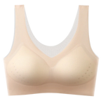Soutien-gorge ultra-fin sans couture en soie glacée