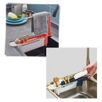 Support de rangement extensible pour évier