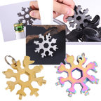 Outil Flocon de neige multifonctionnel 18-en-1 en acier inoxydable
