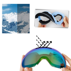 Lunettes de protection pour la neige avec un pack de verres